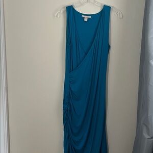 Banana Republic Teal Asymmetrical Dress